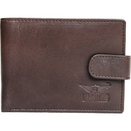 Slim Button Napa Wallet Brown