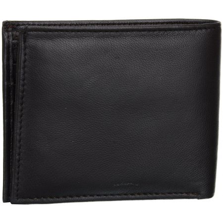 Black genuine leather Bi-Fold Wallet by Maskino Leather...