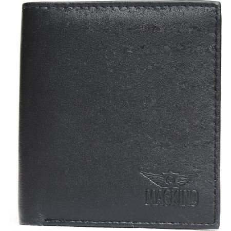 Flap Napa Genuine Leather card Holder Black