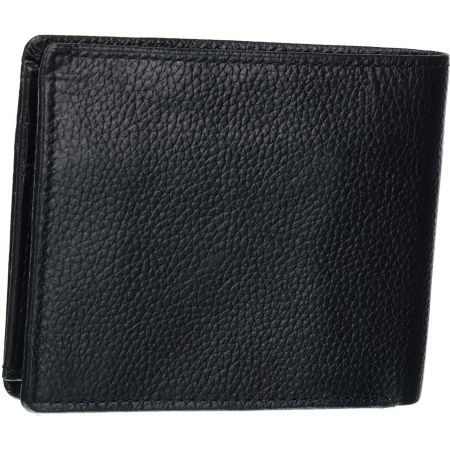 Onyx Black Genuine Leathers Bi-Fold Wallet by Maskino L...