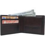 Genuine Leather Slim Wallet Black