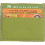 Genuine Leather Casual Card Holder Light Green Colour 056LG