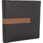 Simple Men Black Genuine Leather Wallet  (8 Card Slots)