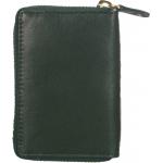 Genuine Leather Unisex Zip card holder