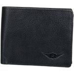 Onyx Black Genuine Leathers Bi-Fold Wallet by Maskino Leathers