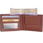 Genuine Leather Wallet 6035 Brown