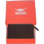 Genuine Leather Zip Unisex Card Holder Brown Colour  Mskzch041Br