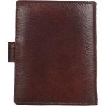 Genuine Leather Book Fold Card Holder Card Holder Brown Holder Msknbch01Br