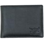 Designer Napa Genuine Leather Black Wallet