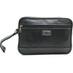 Porpoise Grey100% Genuine Leather Black cash bag (CashBag01) by Maskino Leathers