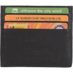 Genuine Leather Casual Card Holder Black Colour 058BK