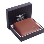 Genuine Leather Wallet 6035 Brown