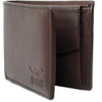 Designer Napa Genuine Leather Brown Wallet