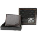 Designer Napa Genuine Leather Brown Wallet