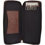 Mischevious brown 100%Genuine Leather Bank locker Key Case (MKH010) by Maskin Leathers