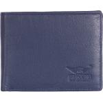 Genuine Leather Wallet 6035 Blue