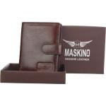 Genuine Leather Book Fold Card Holder Card Holder Brown Holder Msknbch01Br