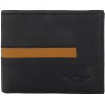 Simple Men Black Genuine Leather Wallet  (8 Card Slots)