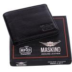 Genuine Leather 5001 NDM Black Wallet