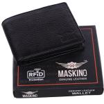 Genuine Leather 5003 NDM Black Wallet