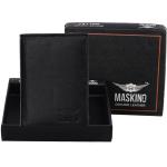 Genuine Leather Mix Napa Card Holder Black