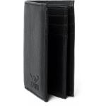 Vertical NDM Genuine Leather Card Holder Black