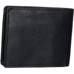 Onyx Black Genuine Leathers Bi-Fold Wallet by Maskino Leathers