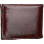 Mysterious Brown Genuine Leather Wallet by Maskino Leathers