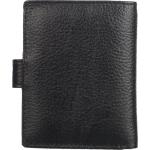 Genuine Leather Book Fold Card Holder Card Holder Black Colour MSKNBCH01Bk