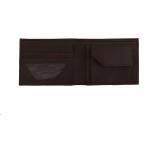 Casual Men Black Genuine Leather Wallet  (8 Card Slots)