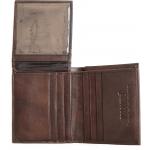 Napa Brown Flap Geniune LeatherCard Holder