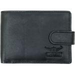 Slim Button Napa Wallet Black